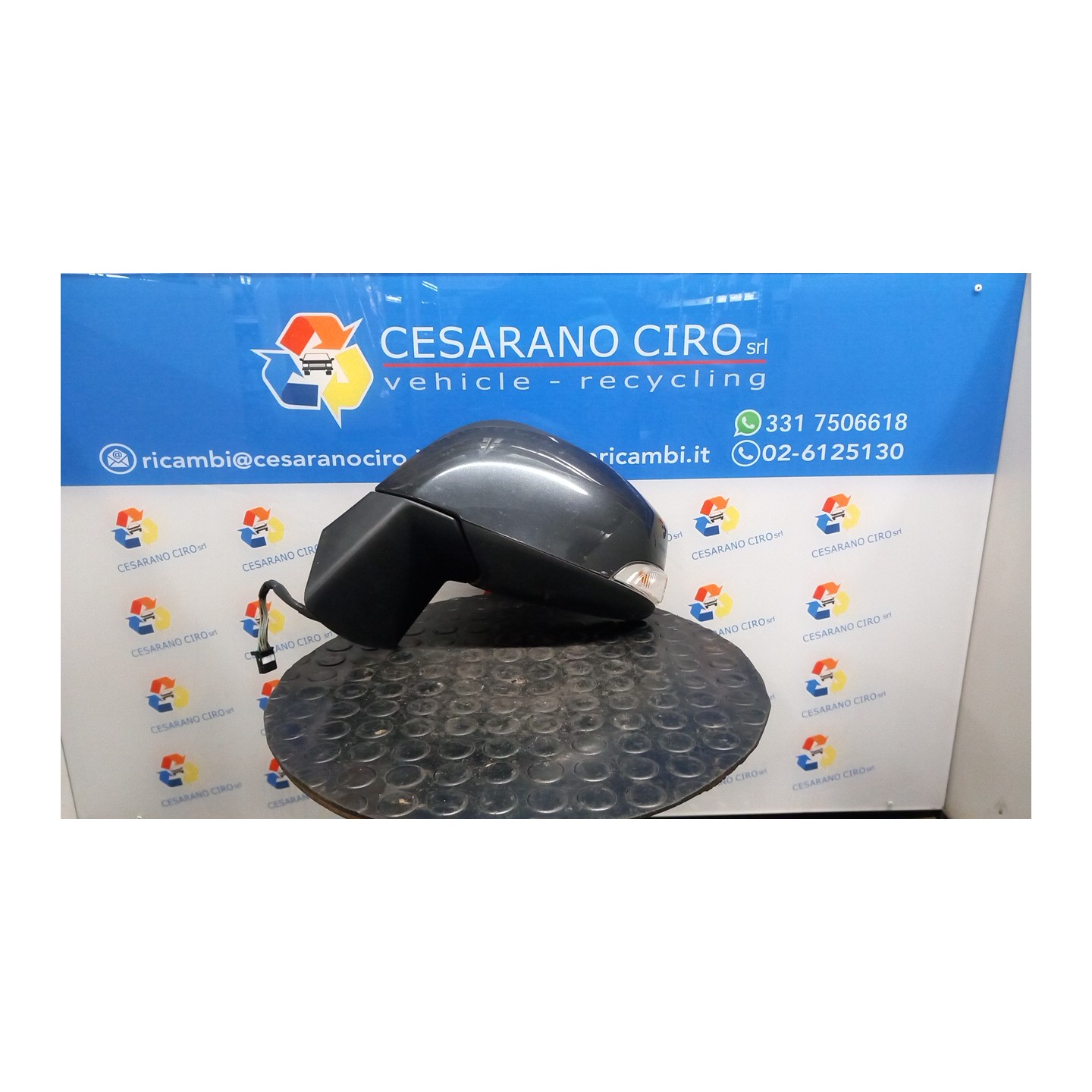 RETROVISORE EST. REGOLAZ. ELETTR. SX. 053 RENAULT SCENIC 3A SERIE (04/09-10/13) K9KJ8 963021615R