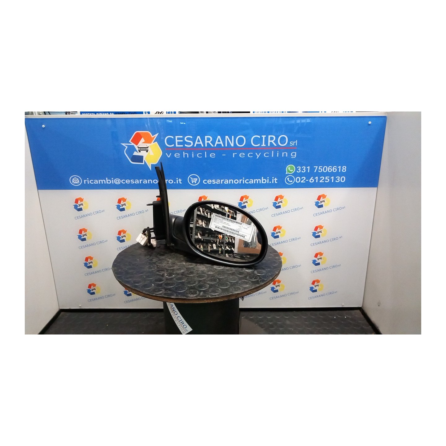 RETROVISORE EST. REGOLAZ. ELETTR. PIEGH. 01-04-12-06 DX. 035 CHRYSLER PT CRUISER (05/00-10/05) 16L 05067028AD