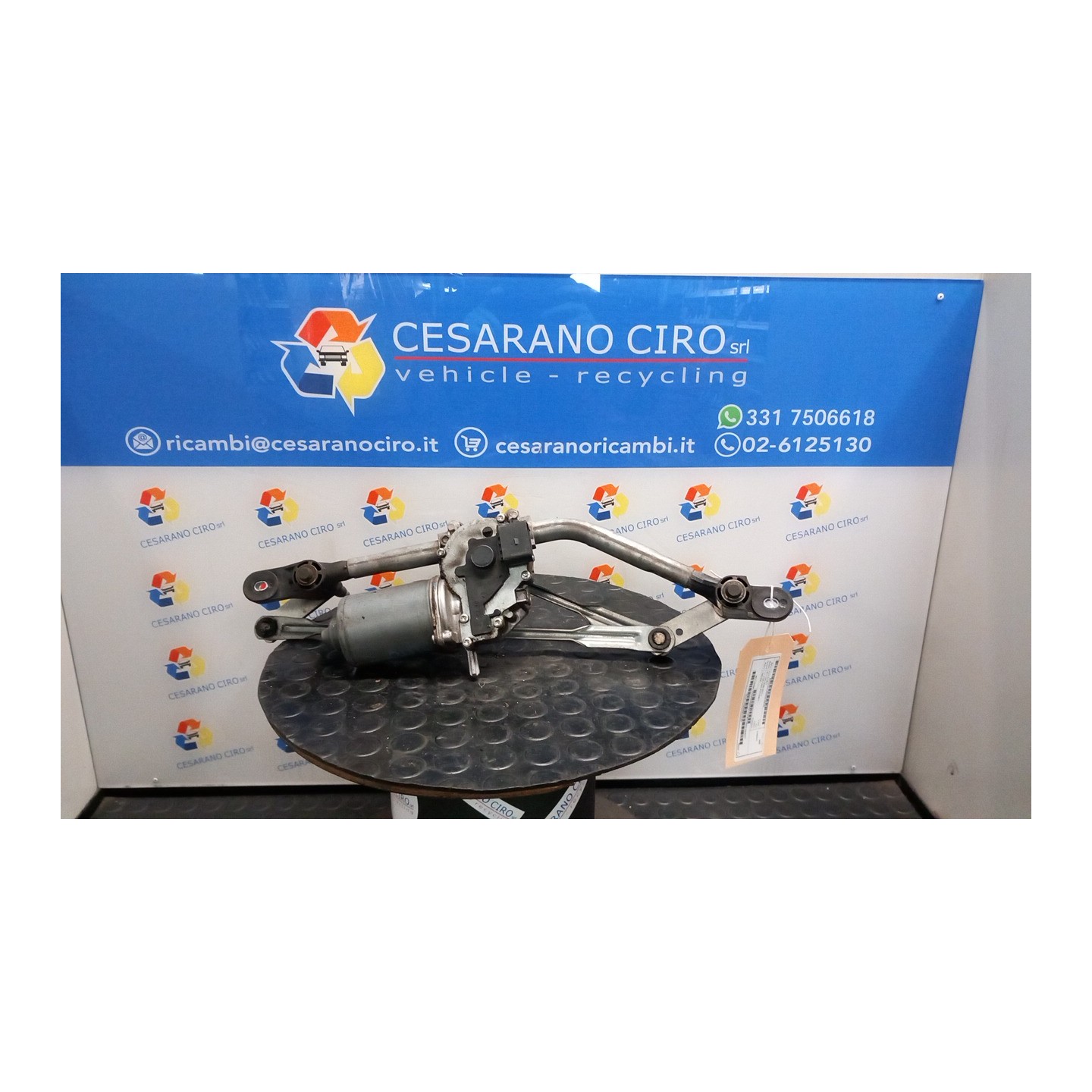 MECCANISMO TERGIPARABREZZA CON MOTORINO 168 ALFA ROMEO MITO (X6) (06/08-06/11) 199B1000 50545277