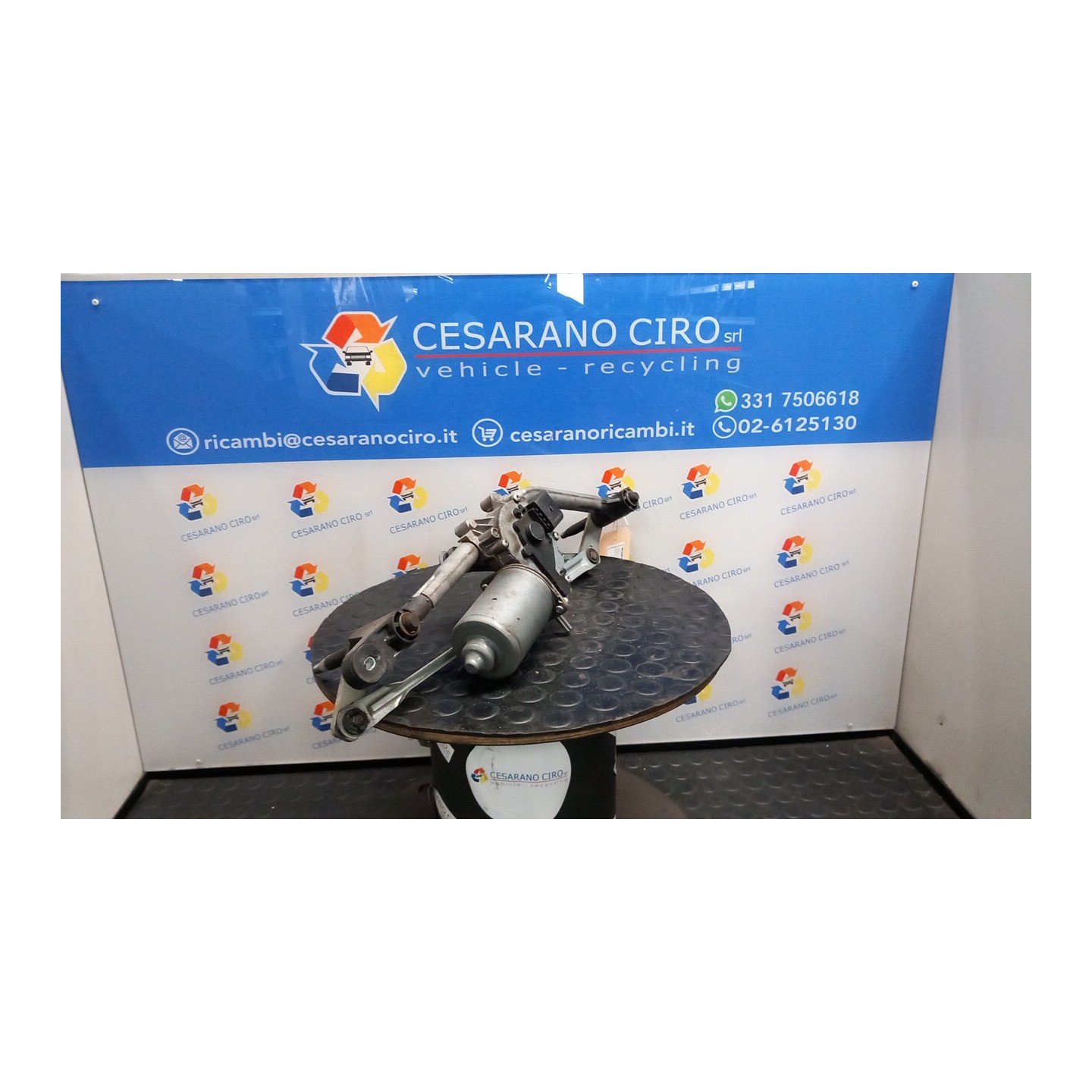 MECCANISMO TERGIPARABREZZA CON MOTORINO 168 ALFA ROMEO MITO (X6) (06/08-06/11) 199B1000 50545277