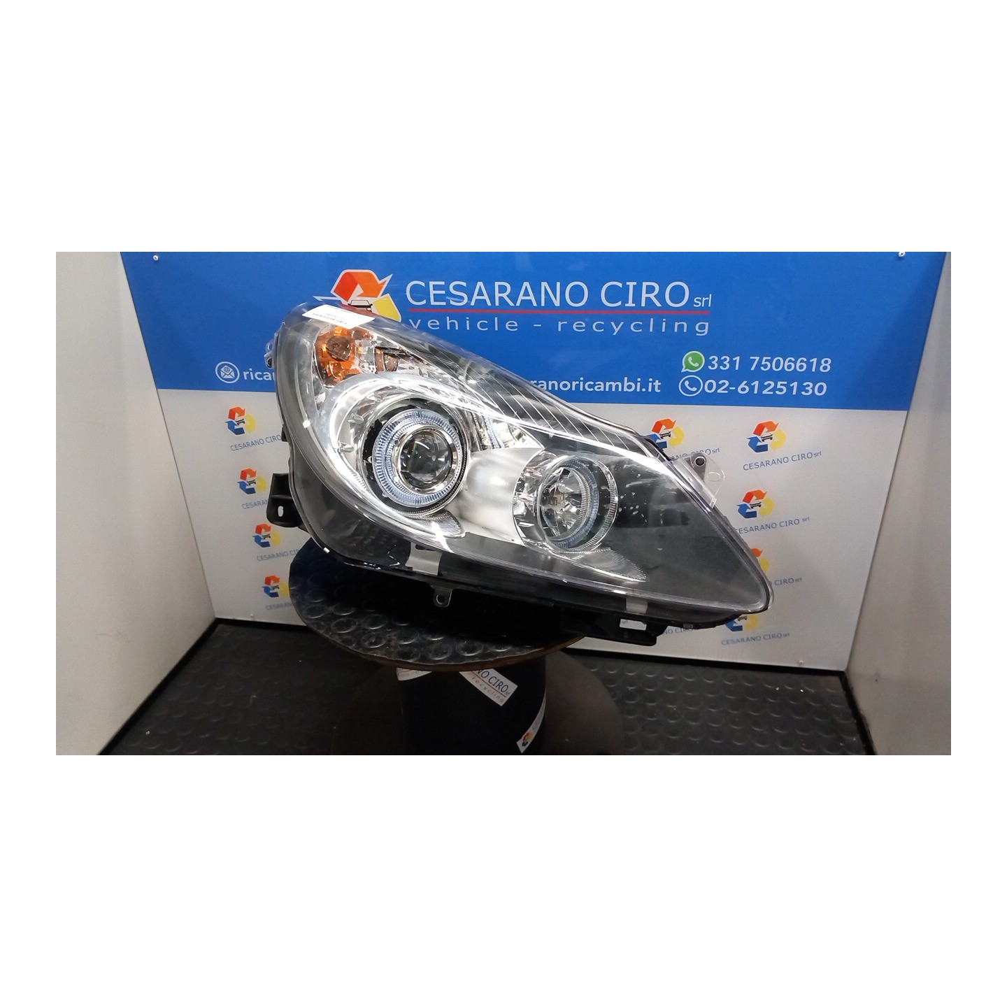 PROIETTORE DX. 026 OPEL CORSA (S07) (07/06-02/11) Z12XEP 93189362