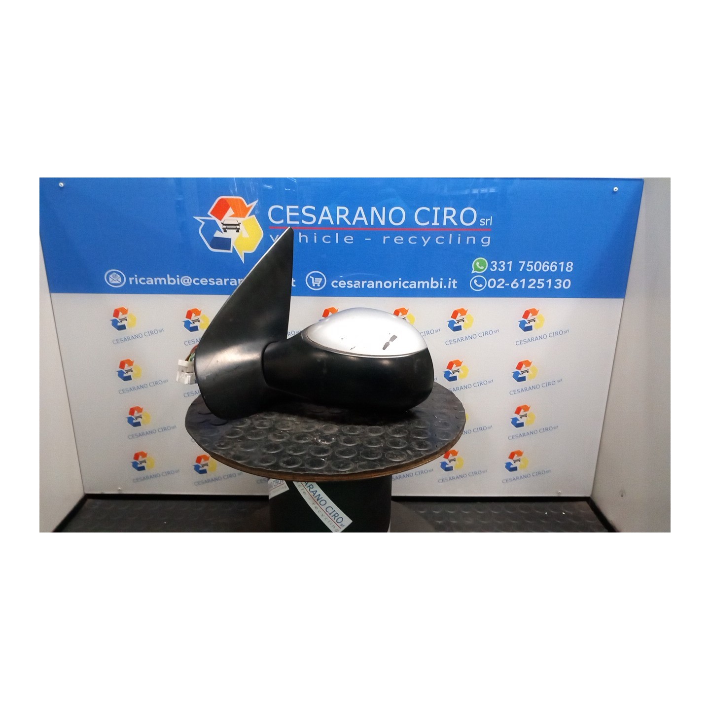 RETROVISORE EST. D/VERNIC/ELETTR/RIS SX. 131 PEUGEOT 206 (09/98-06/09) HFX 8149QY