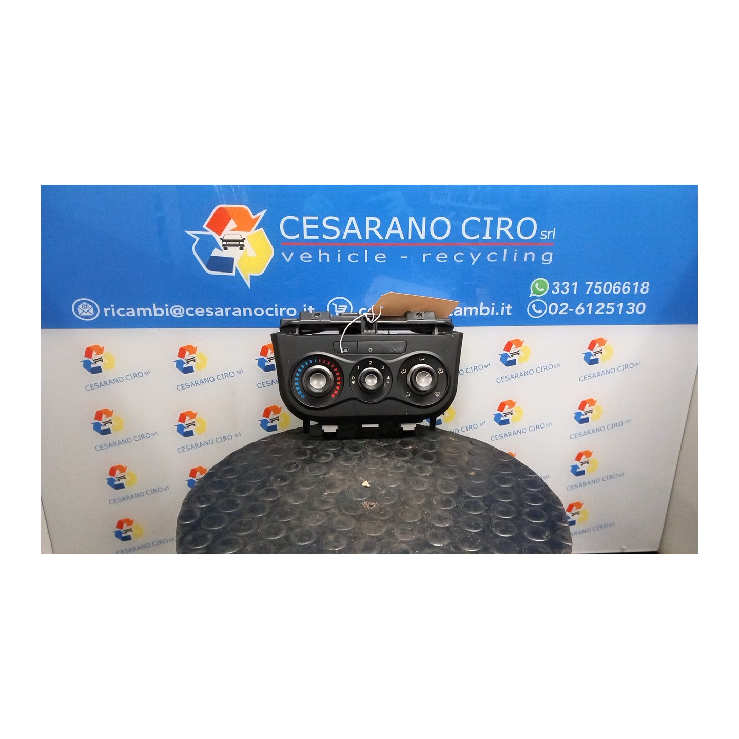 BLOCCO COMANDO CLIMATIZZAZIONE C/A/C AUT. 078 ALFA ROMEO MITO (X6) (06/08-06/11) 955A1000 156088743