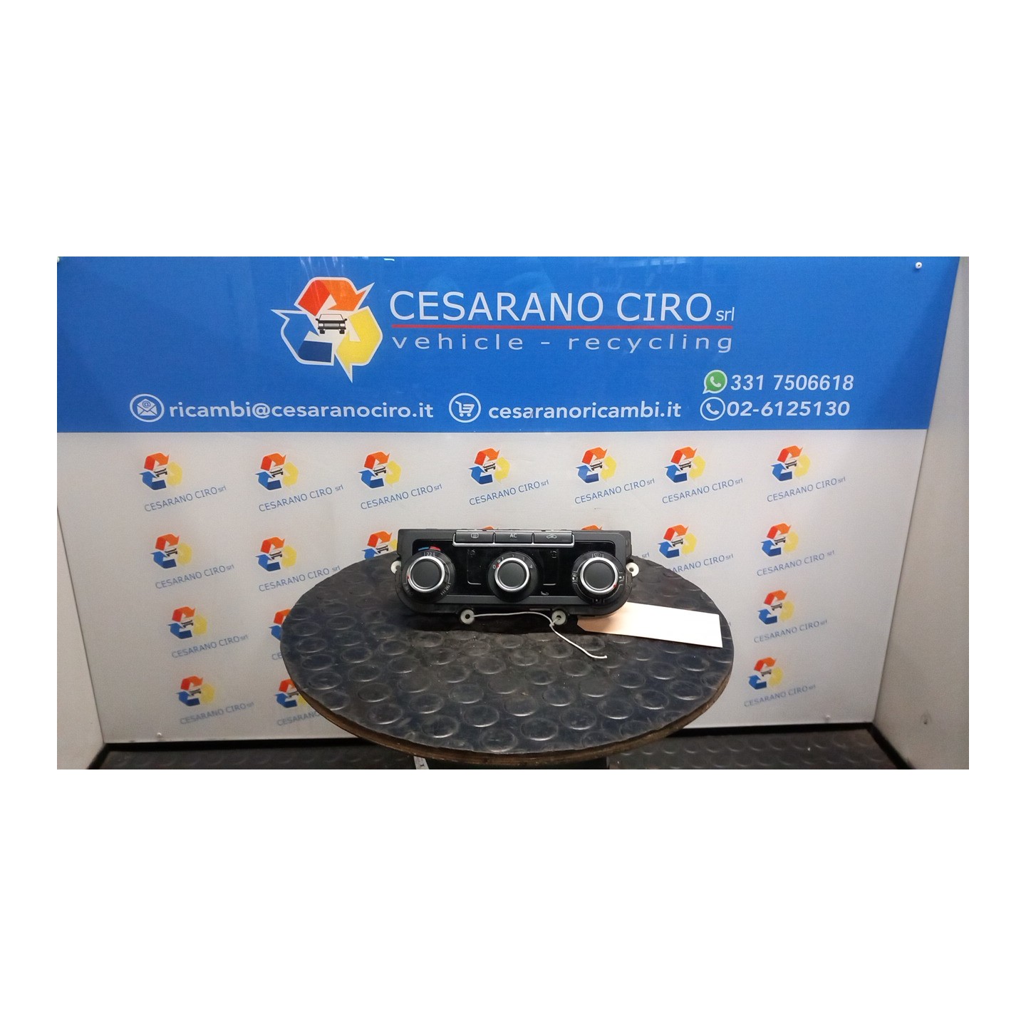 BLOCCO COMANDO CLIMATIZZAZIONE 110 VOLKSWAGEN PASSAT (3C) (02/05-12/10) CAY 1K0820047JNWHS