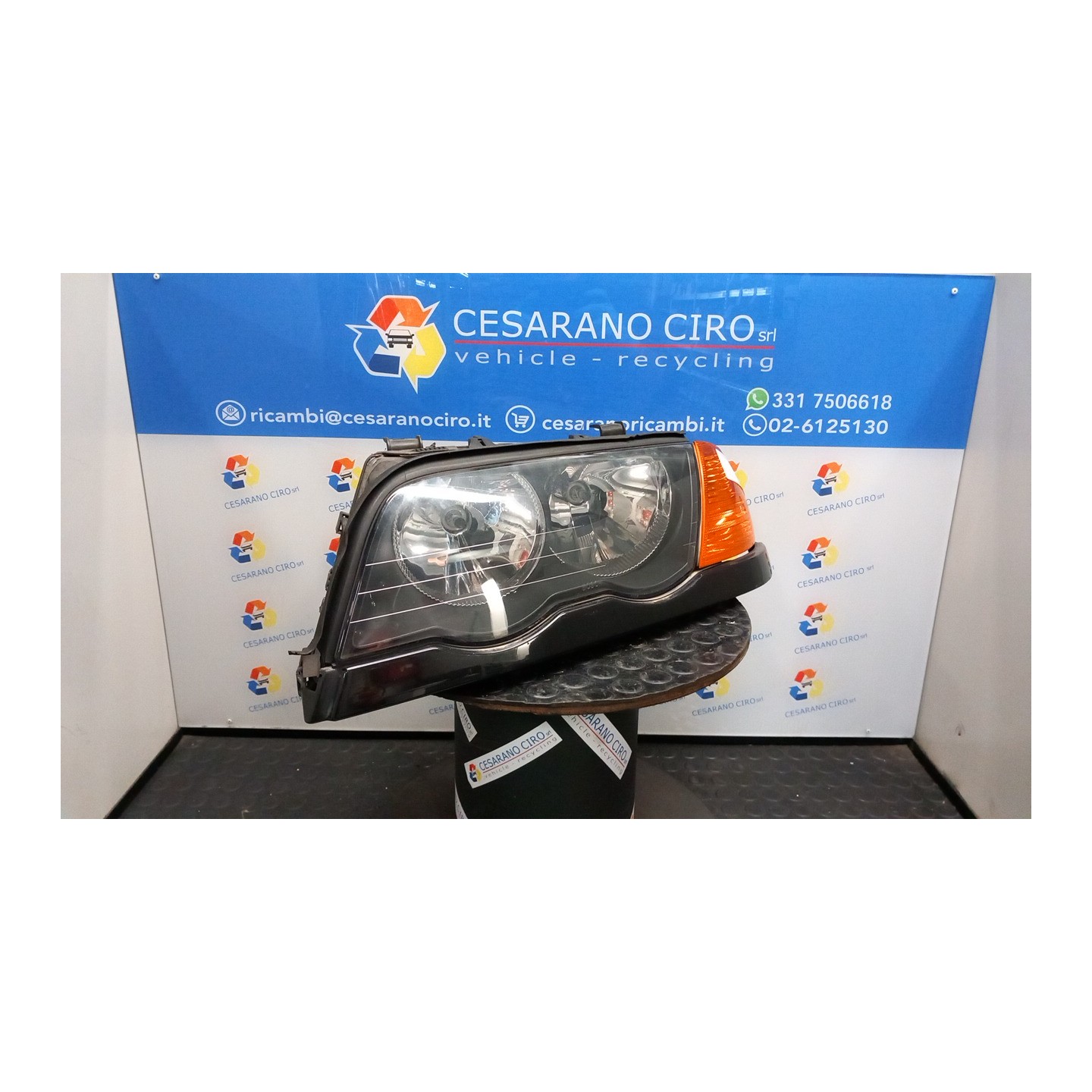 PROIETTORE SX. 139 BMW SERIE 3 (E46) (05/98-09/01) 204D1 63126902745
