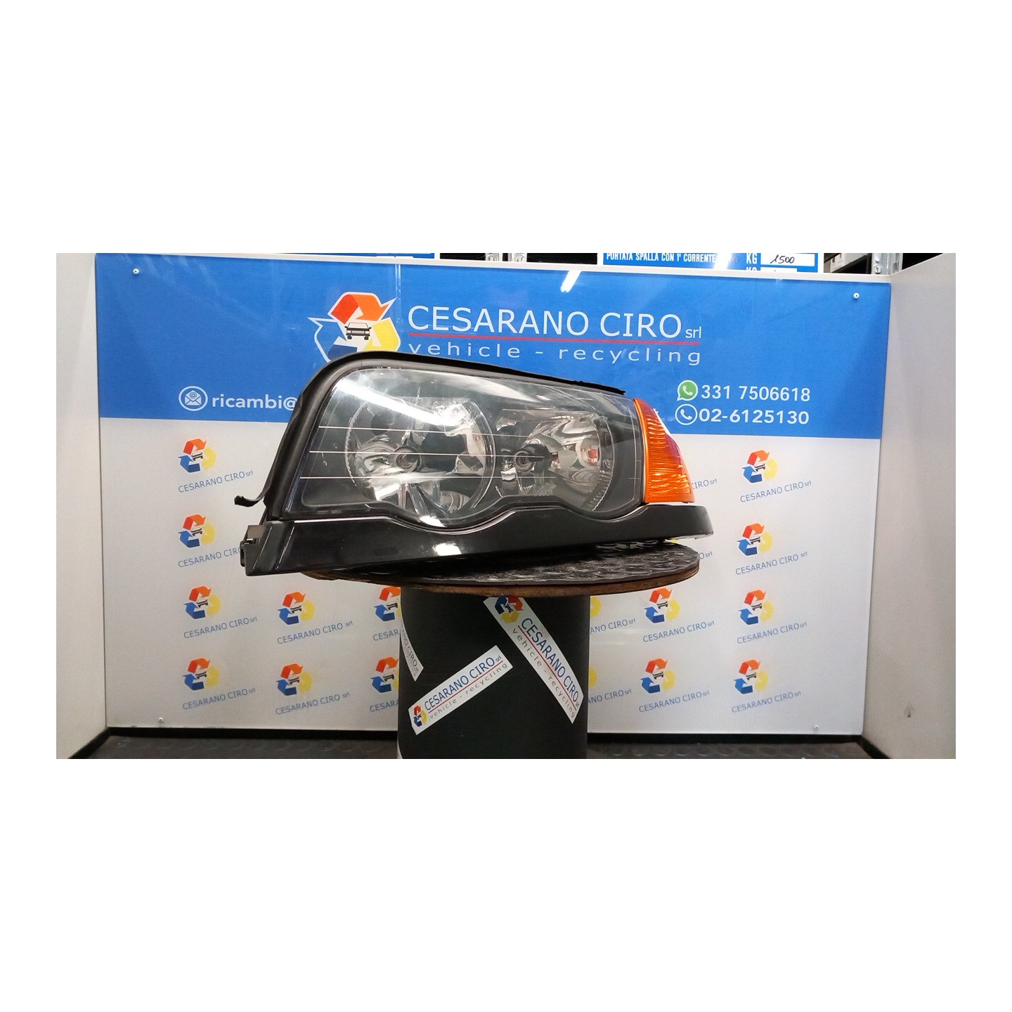 PROIETTORE SX. 139 BMW SERIE 3 (E46) (05/98-09/01) 204D1 63126902745