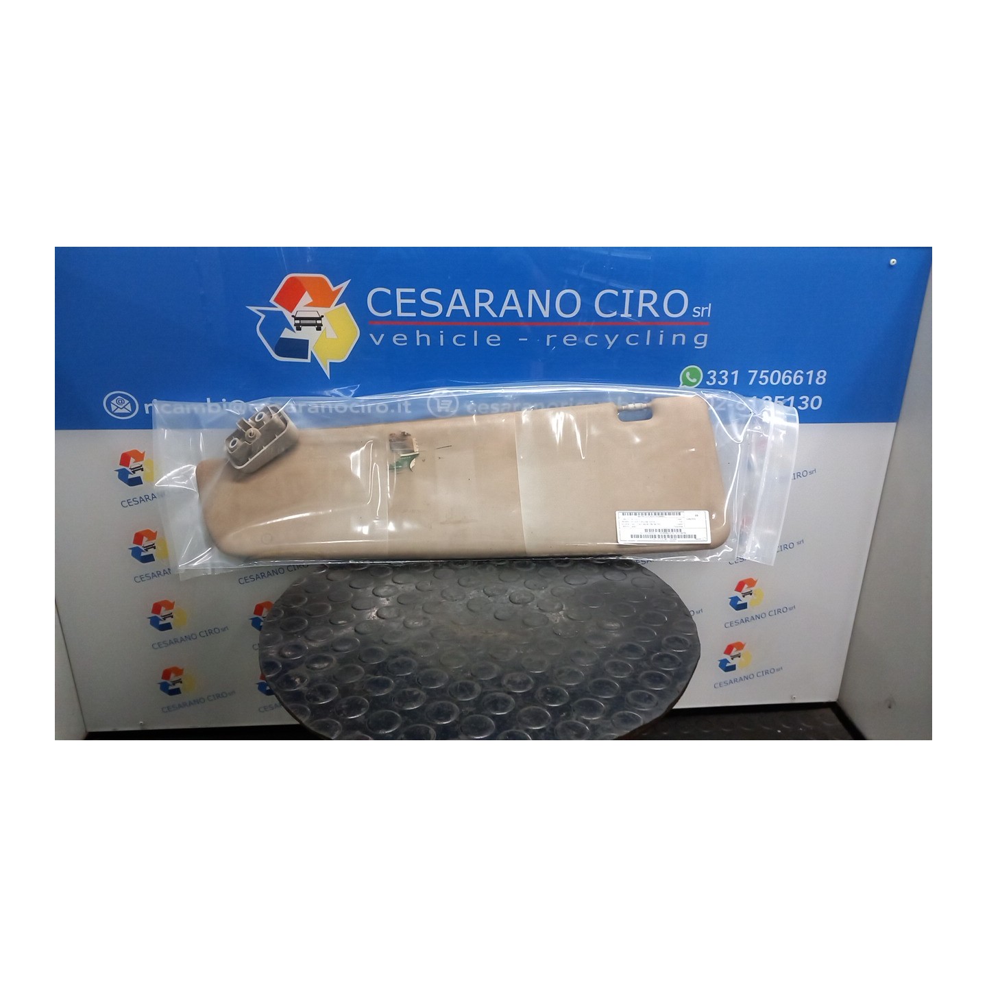 ALETTA PARASOLE PARABREZZA SX. 082 PEUGEOT BOXER FURGONE (03/14-) 4H03 1612108180