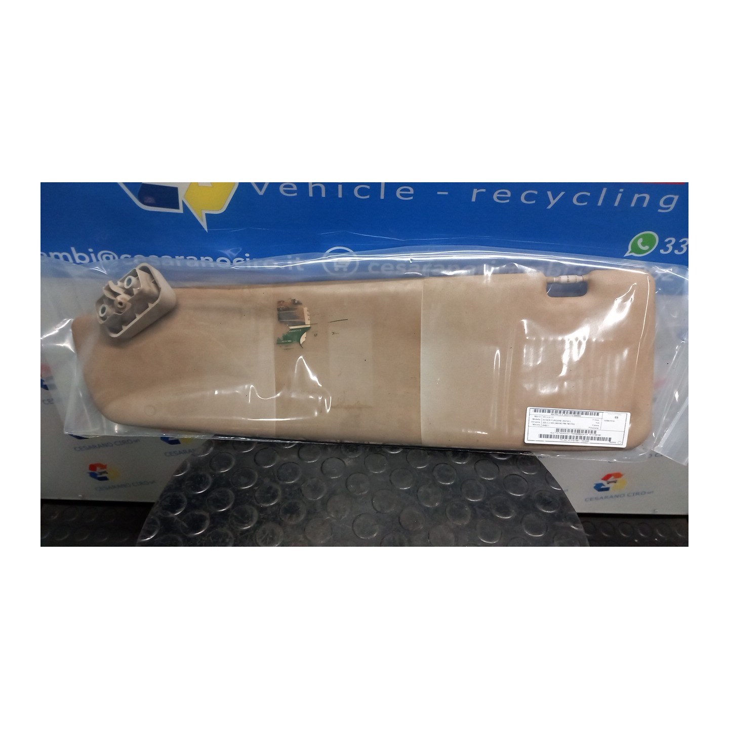 ALETTA PARASOLE PARABREZZA SX. 082 PEUGEOT BOXER FURGONE (03/14-) 4H03 1612108180