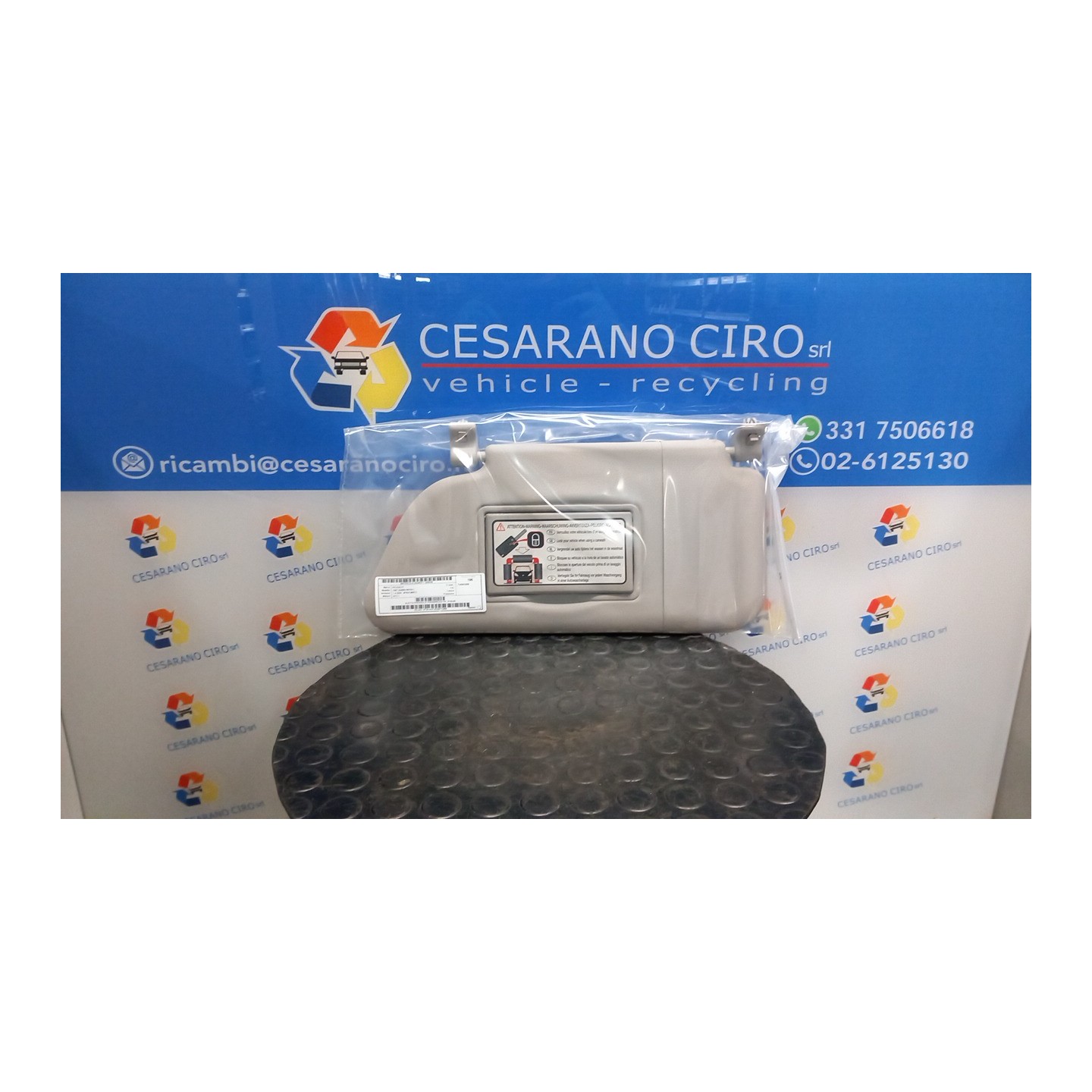 ALETTA PARASOLE PARABREZZA SX. 039 PEUGEOT 1007 (04/05-06/10) KFV 8143JN