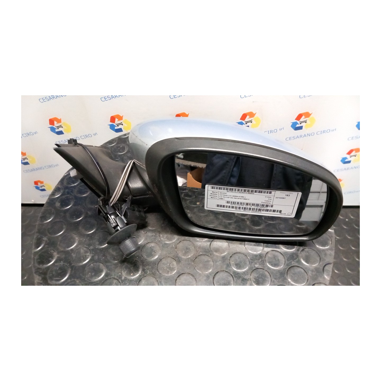 RETROVISORE EST. DX. 032 SKODA OCTAVIA (1Z) (08/04-01/09) BMN 1Z1857508E01C