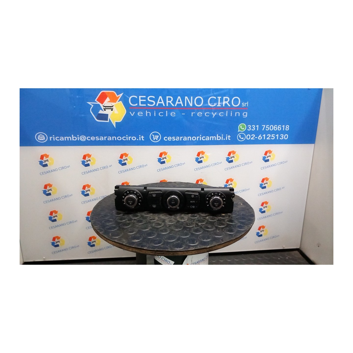BLOCCO COMANDO CLIMATIZZAZIONE 010 BMW SERIE 5 (E60/E61) (07/03-03/07 306D3 64119122396