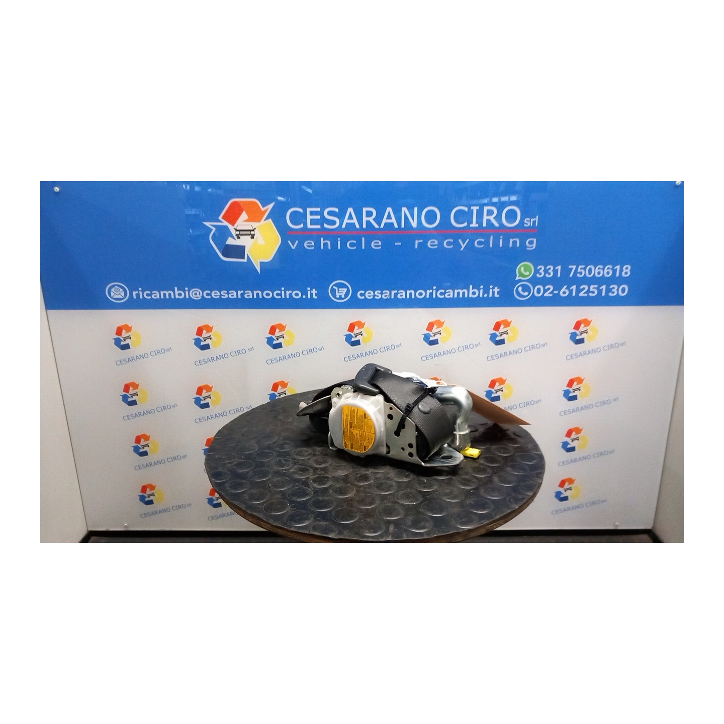 CINTURA DI SICUREZZA ANT. DX. 003 TOYOTA RAV 4 3A SERIE (02/10-) 2ADFTV 7321042320B2