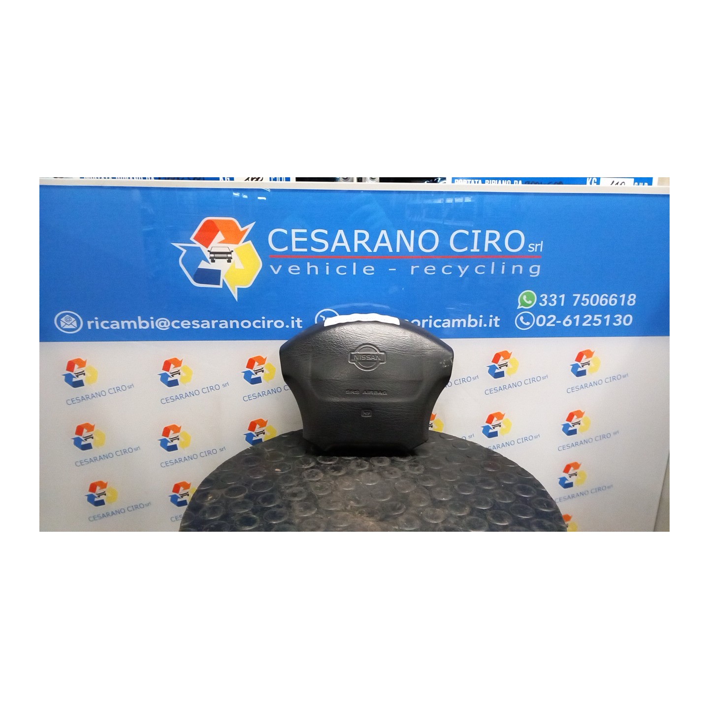 DISPOSITIVO AIRBAG LATO GUIDA 043 NISSAN TERRANO (R20) (11/99-12/02) TD27H 484202F010