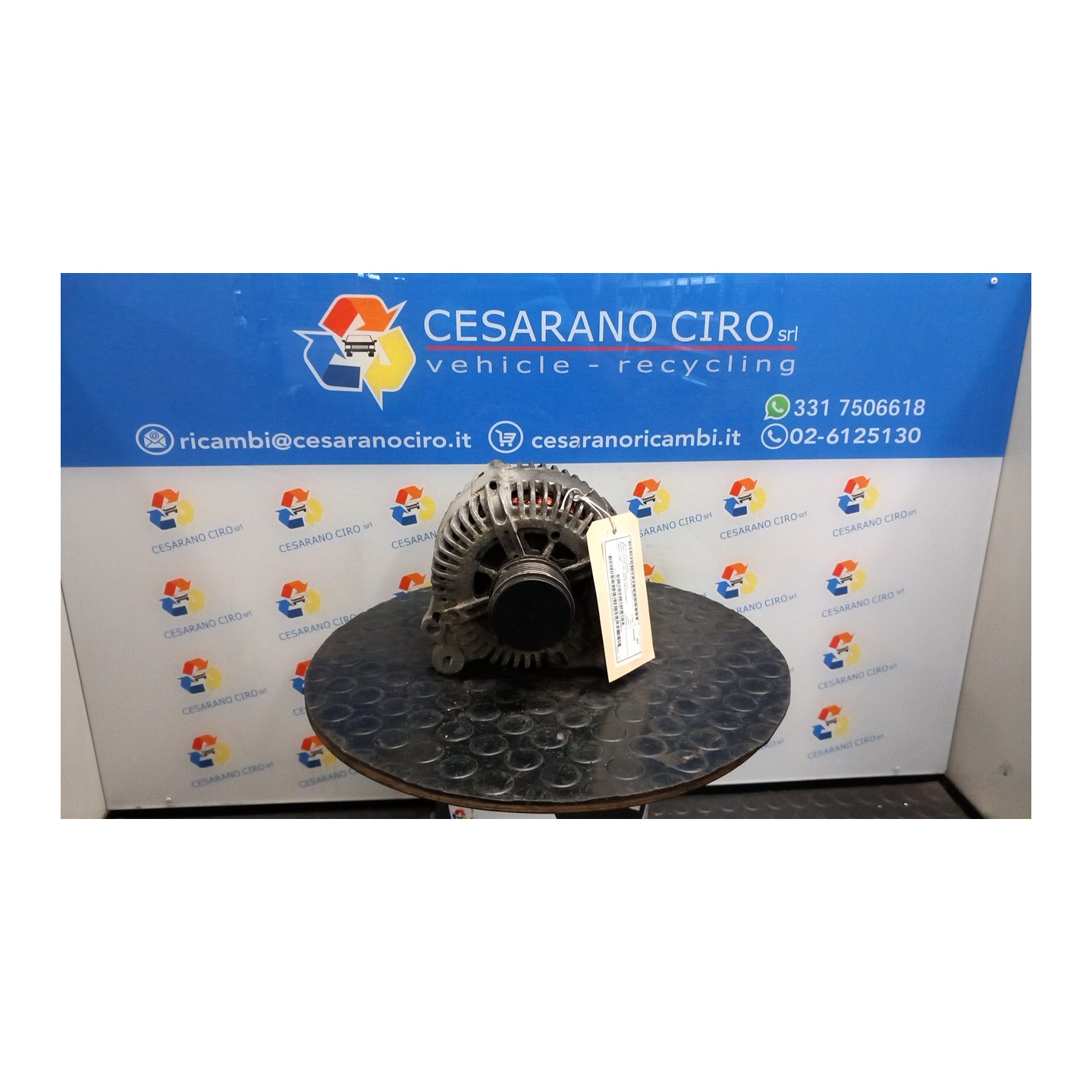 ALTERNATORE BOSCH ROTAZ. 180A 070 VOLKSWAGEN PASSAT (3C) (02/05-12/10) BMP 03G903023X
