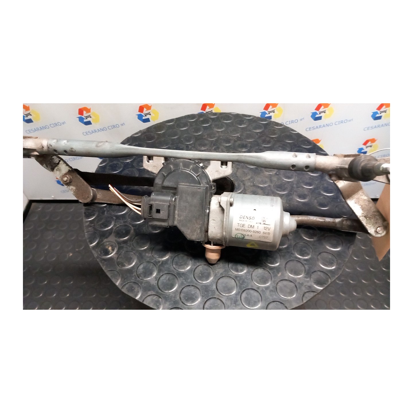 MECCANISMO TERGIPARABREZZA CON MOTORINO 119 FIAT PANDA (33) (12/11-04/17) 169A4000 52024852