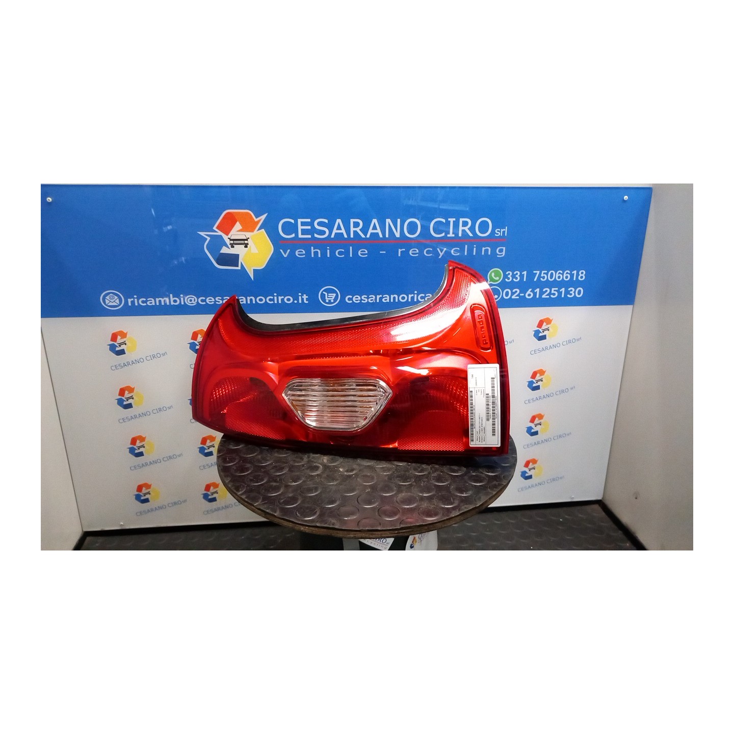 FANALE POST. DX. 123 FIAT PANDA (33) (12/11-04/17) 169A4000 52102350