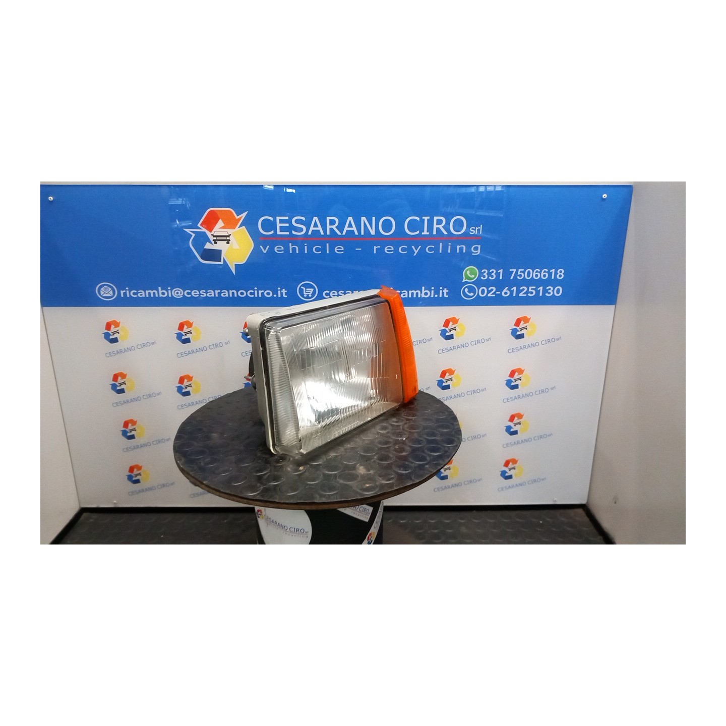 PROIETTORE CARELLO SX. 131 FIAT PANDA 1A SERIE (03/92-03/04) 187A1000 46421729