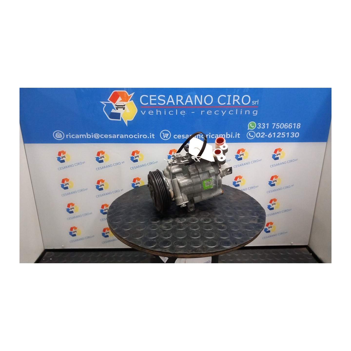 COMPRESSORE A/C 022 OPEL AGILA (H08) (01/08-) K12B 93194040