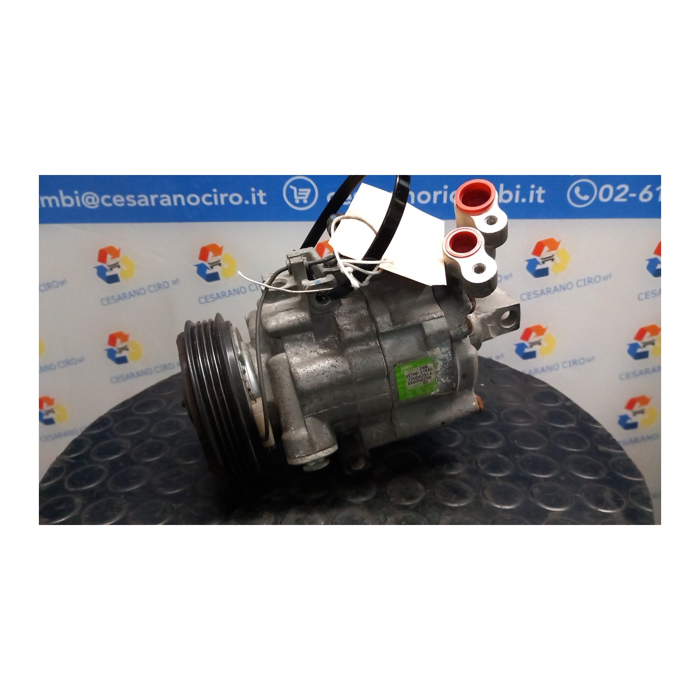 COMPRESSORE A/C 022 OPEL AGILA (H08) (01/08-) K12B 93194040