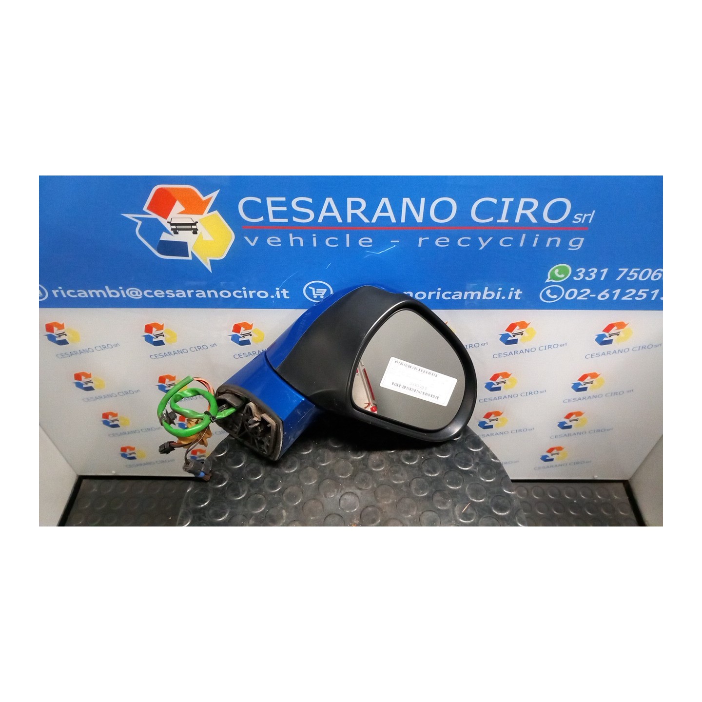 RETROVISORE EST. REGOLAZ. ELETTR. RIPIEGHEVOLE ELET. DX. 018 PEUGEOT 308 (08/07-03/14) 5FW 8153NF