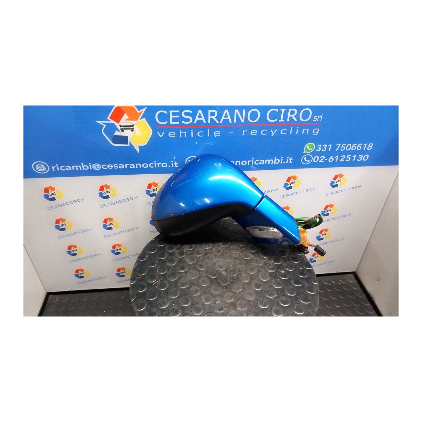 RETROVISORE EST. REGOLAZ. ELETTR. RIPIEGHEVOLE ELET. DX. 018 PEUGEOT 308 (08/07-03/14) 5FW 8153NF