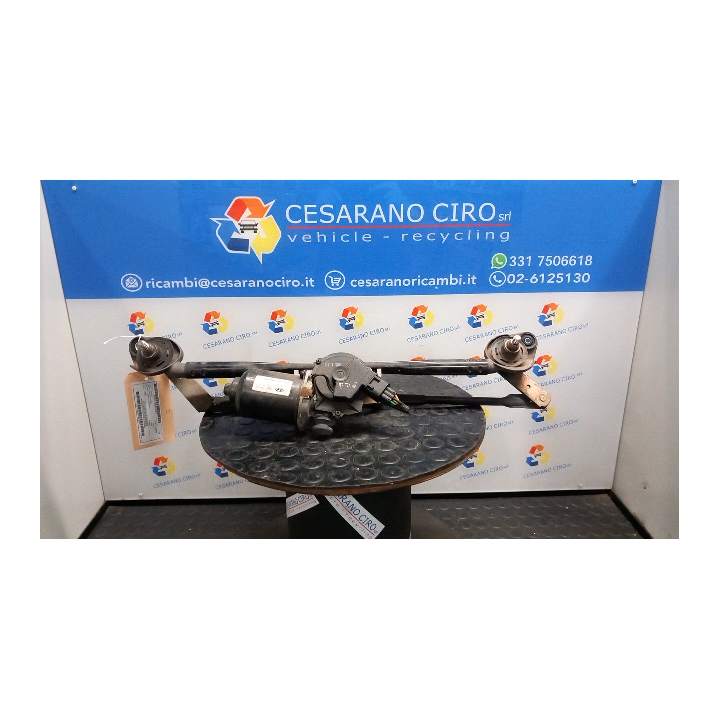 MECCANISMO TERGIPARABREZZA 021 HYUNDAI SANTA FE 2A SERIE (03/06-12/10 D4EB 981202B000