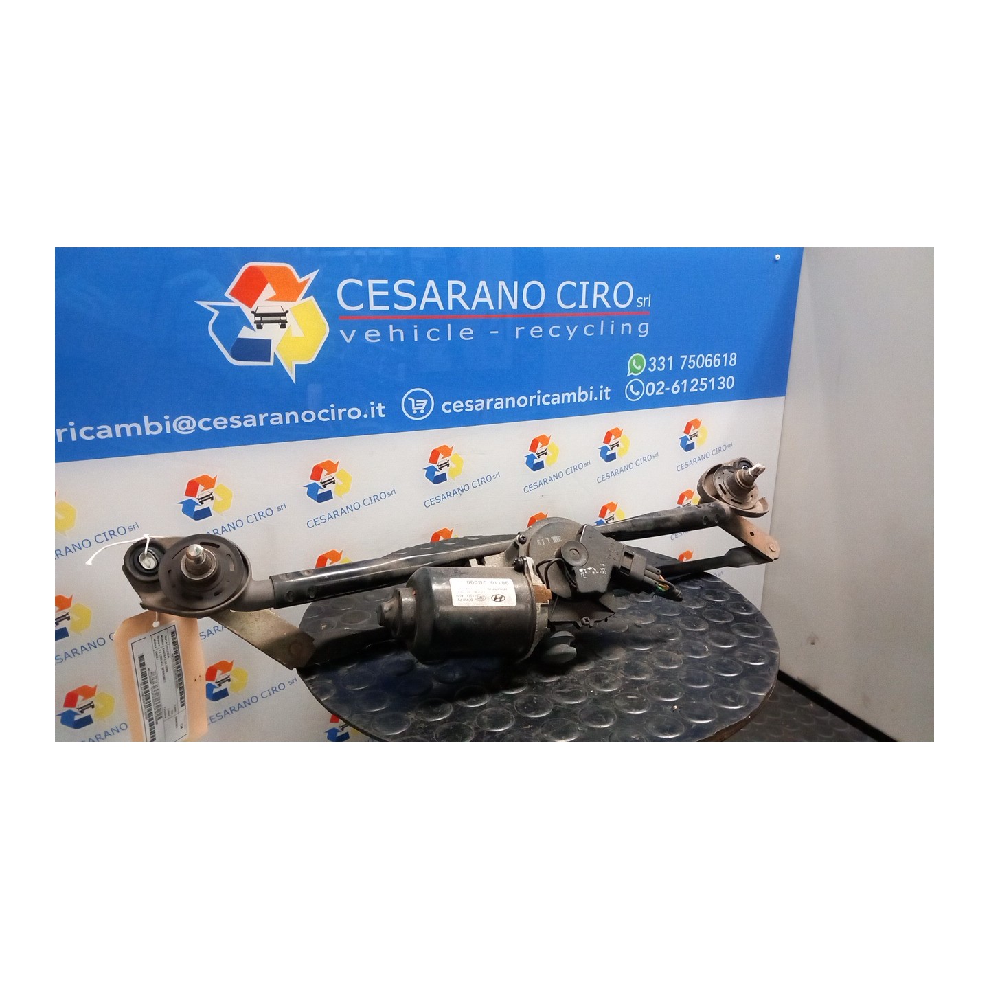 MECCANISMO TERGIPARABREZZA 021 HYUNDAI SANTA FE 2A SERIE (03/06-12/10 D4EB 981202B000