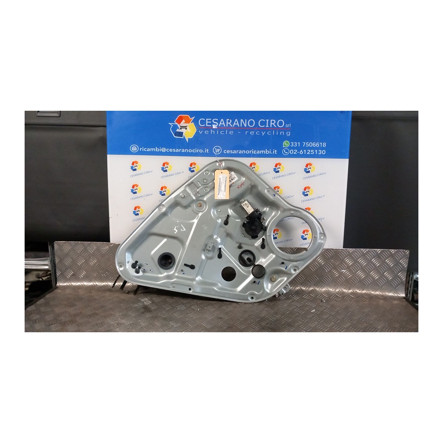 ALZACRISTALLO ELETTR. PORTA POST. SX. 029 HYUNDAI SANTA FE 2A SERIE (03/06-12/10 D4EB 834712B000