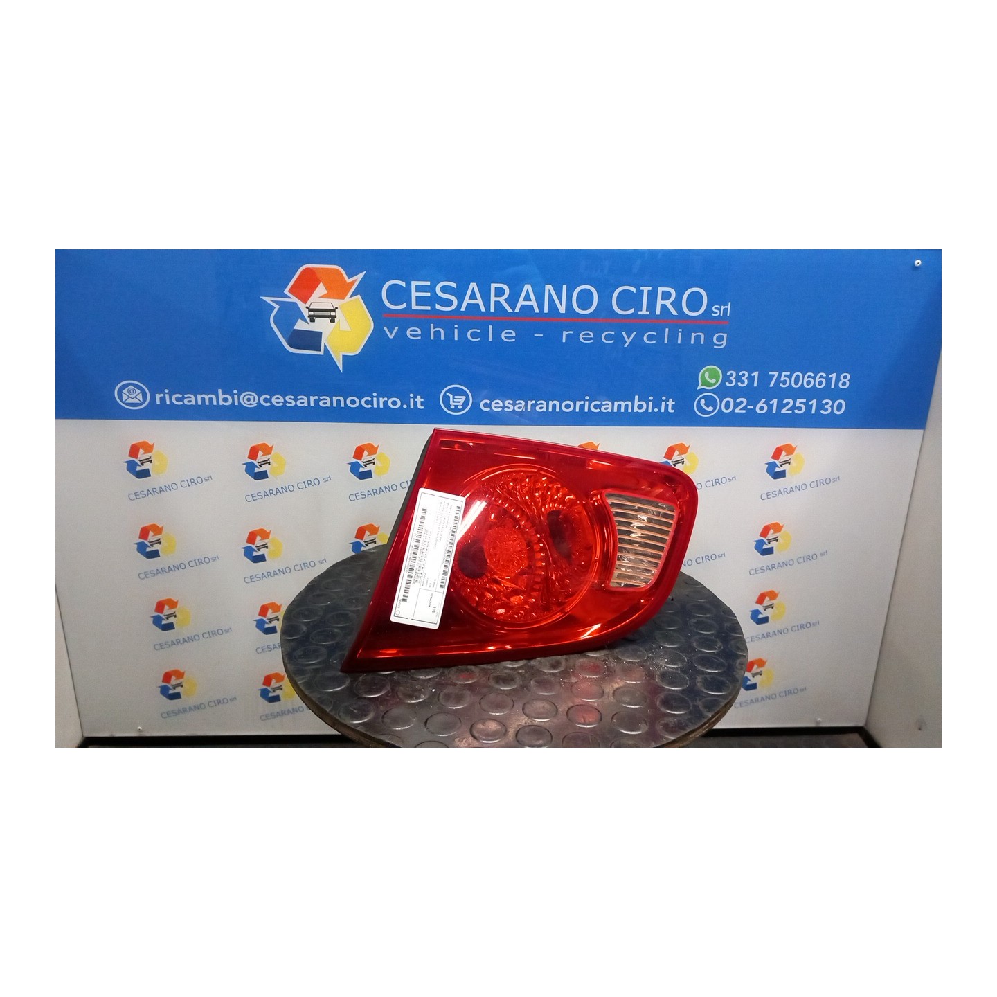 FANALE POST. PARTE INT. DX. 032 HYUNDAI SANTA FE 2A SERIE (03/06-12/10 D4EB 924062B020