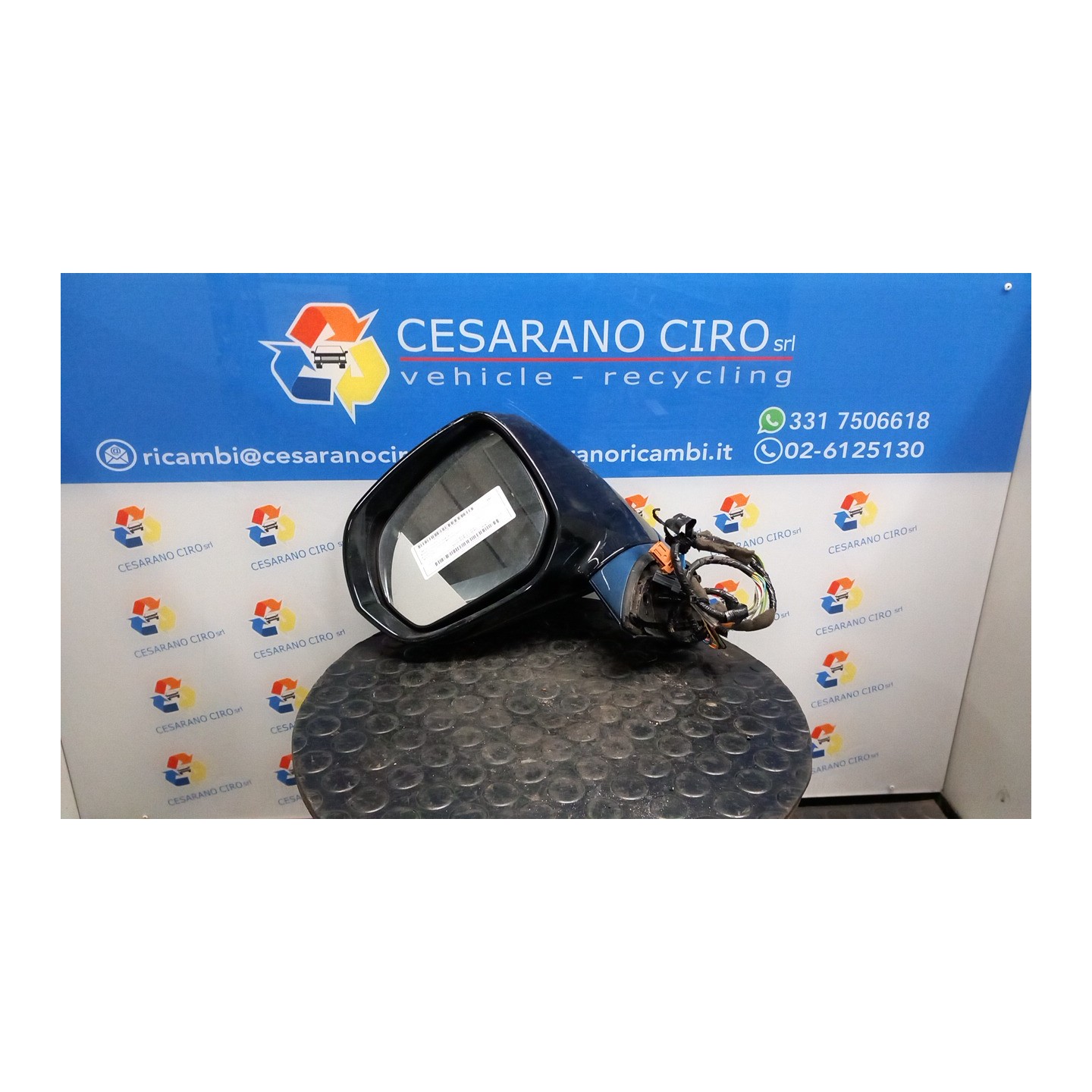RETROVISORE EST. REGOLAZ. ELETTR. RIPIEGHEVOLE C/MEMORIA SX. 038 CITROEN C4 PICASSO (09/06-08/13) RHJ 8153H4