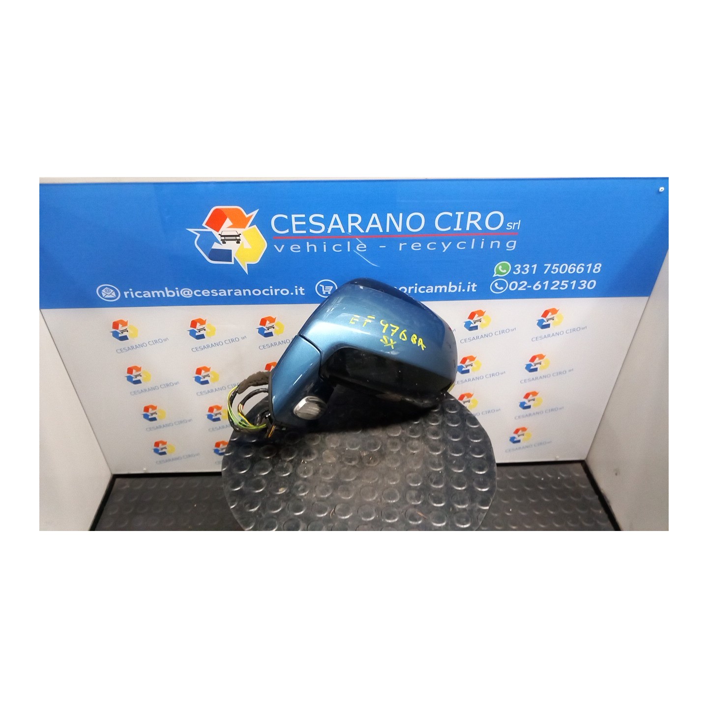 RETROVISORE EST. REGOLAZ. ELETTR. RIPIEGHEVOLE C/MEMORIA SX. 038 CITROEN C4 PICASSO (09/06-08/13) RHJ 8153H4