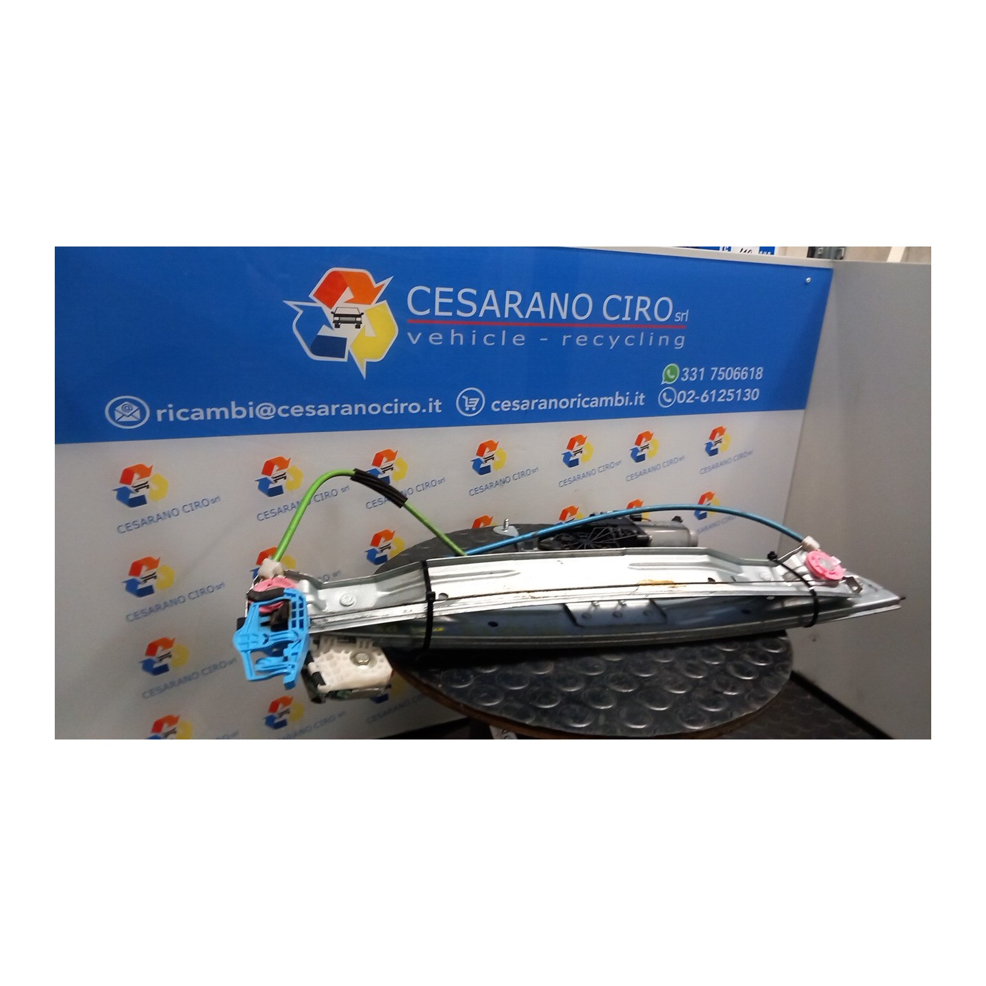 ALZACRISTALLO ELETTR. PORTA ANT. DX. 060 CITROEN C3 PICASSO (02/09-02/18) 9HX 9222FE
