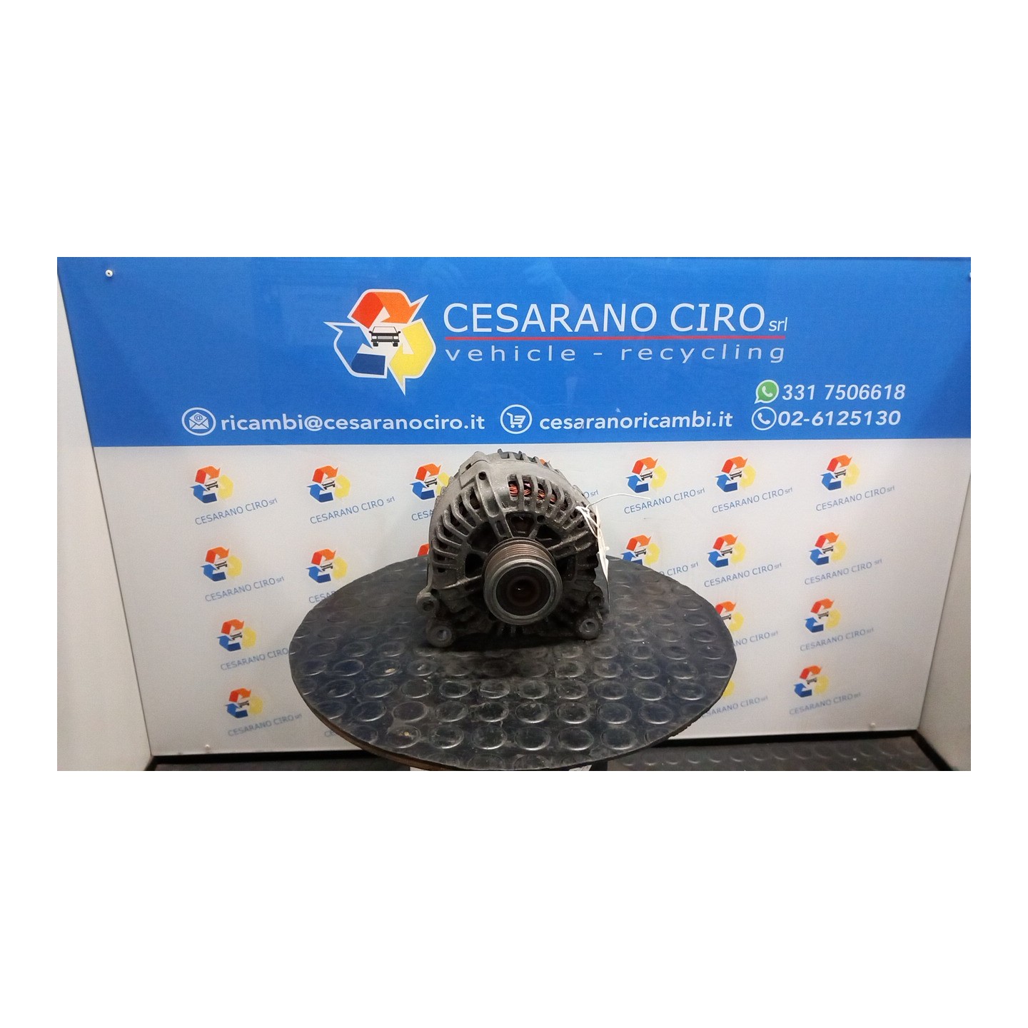ALTERNATORE 140AMP BOSCH ROTAZ. 099 VOLKSWAGEN GOLF (1K) (10/03-12/09) BSE 06F903023FX