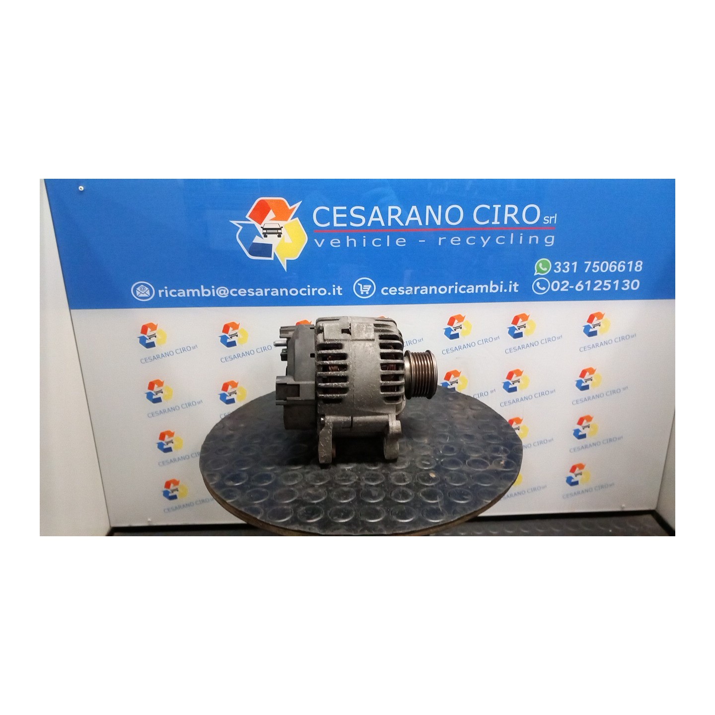 ALTERNATORE 140AMP BOSCH ROTAZ. 099 VOLKSWAGEN GOLF (1K) (10/03-12/09) BSE 06F903023FX