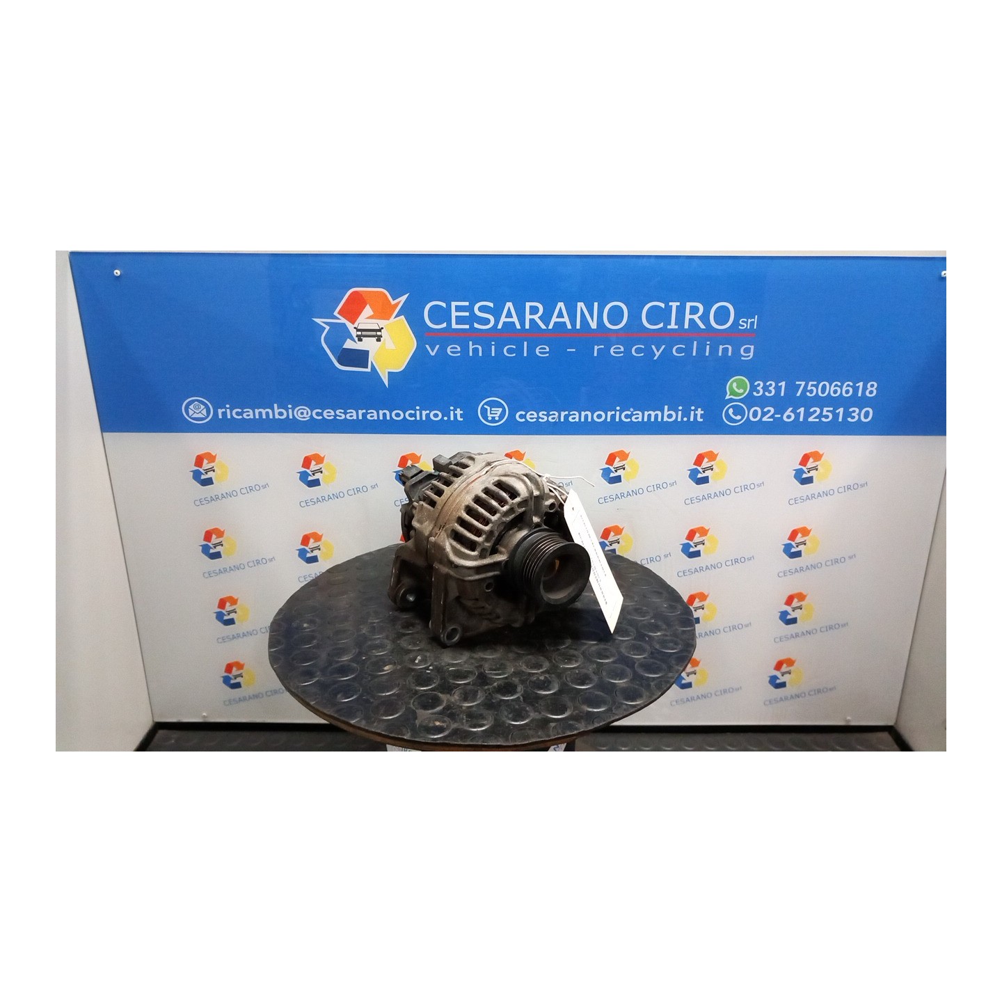 ALTERNATORE 12V.100AMP ROTAZ. 145 OPEL ASTRA (A04) (01/04-03/11) Z16XER 93190146