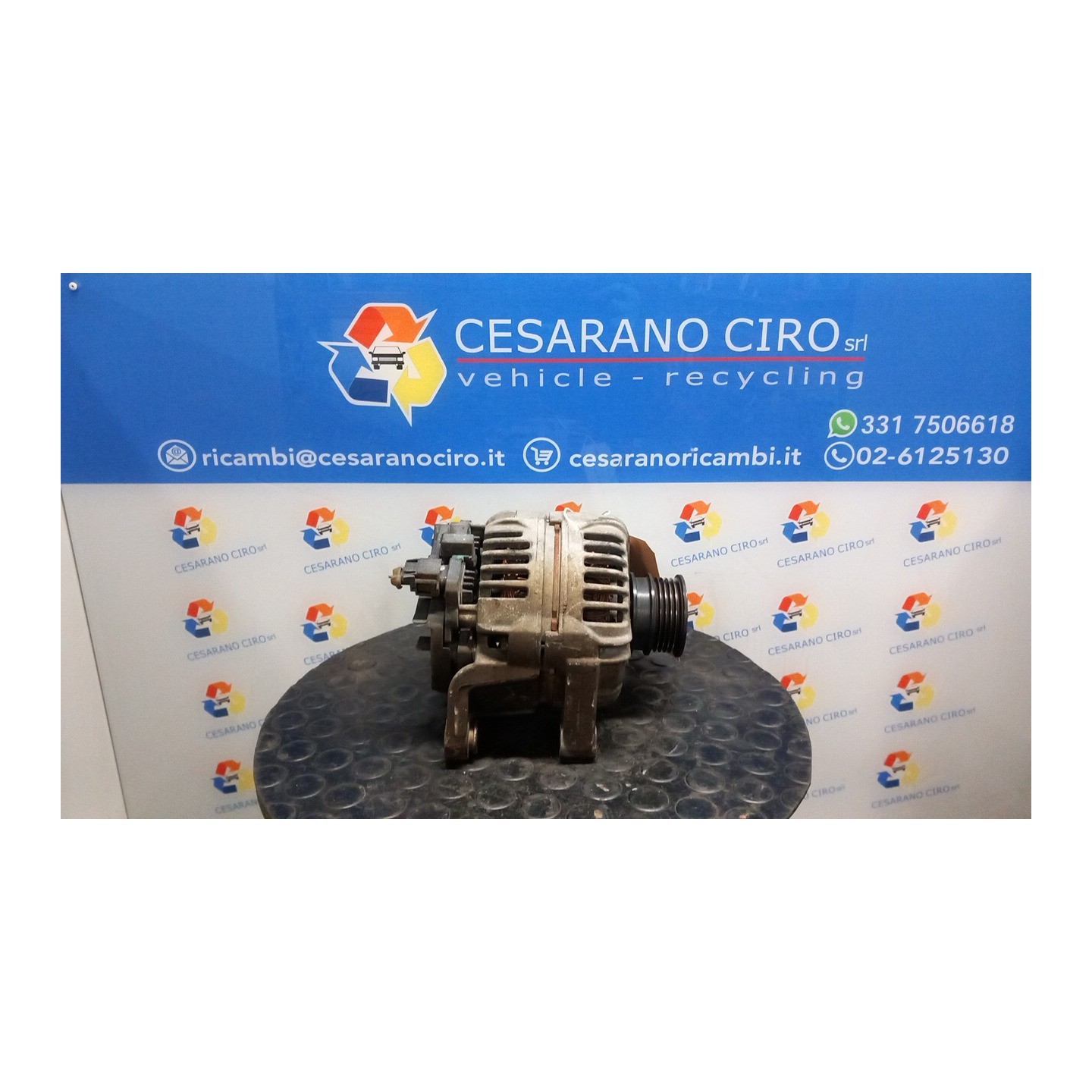 ALTERNATORE 12V.100AMP ROTAZ. 145 OPEL ASTRA (A04) (01/04-03/11) Z16XER 93190146