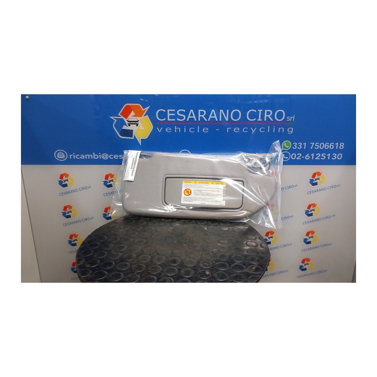 ALETTA PARASOLE PARABREZZA DX. 040 VOLVO XC90 (08/02-05/12) B5254T2 39883736