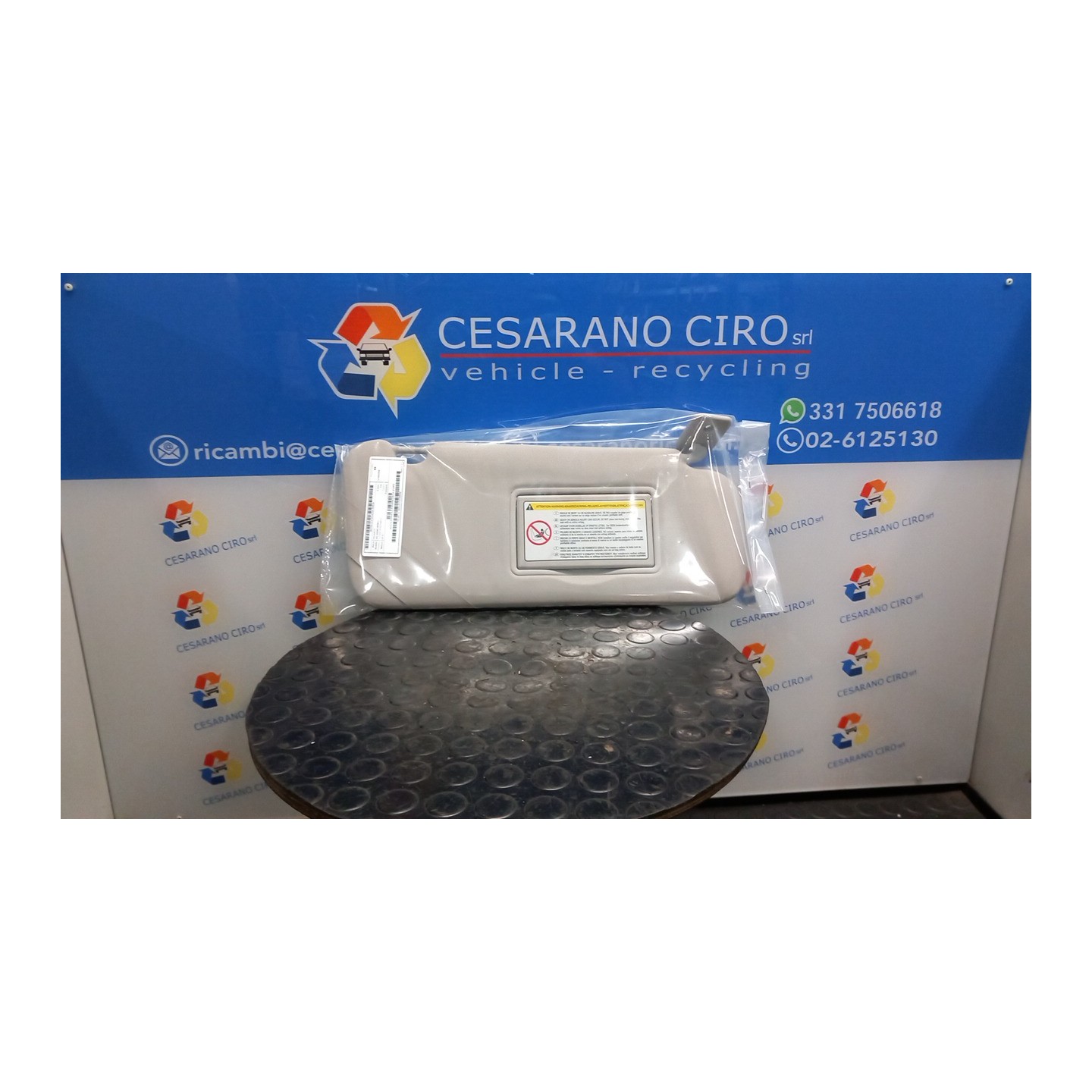 ALETTA PARASOLE PARABREZZA DX. 049 PEUGEOT 207 (04/06-06/09) KFV 8143PE