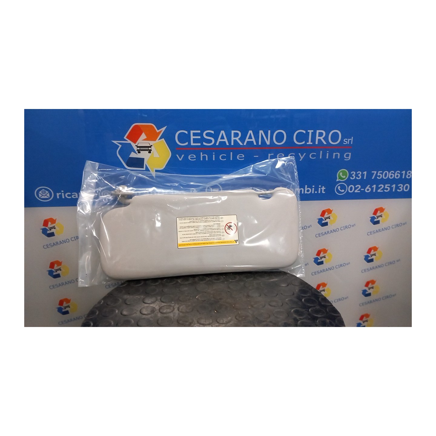 ALETTA PARASOLE PARABREZZA DX. 049 PEUGEOT 207 (04/06-06/09) KFV 8143PE