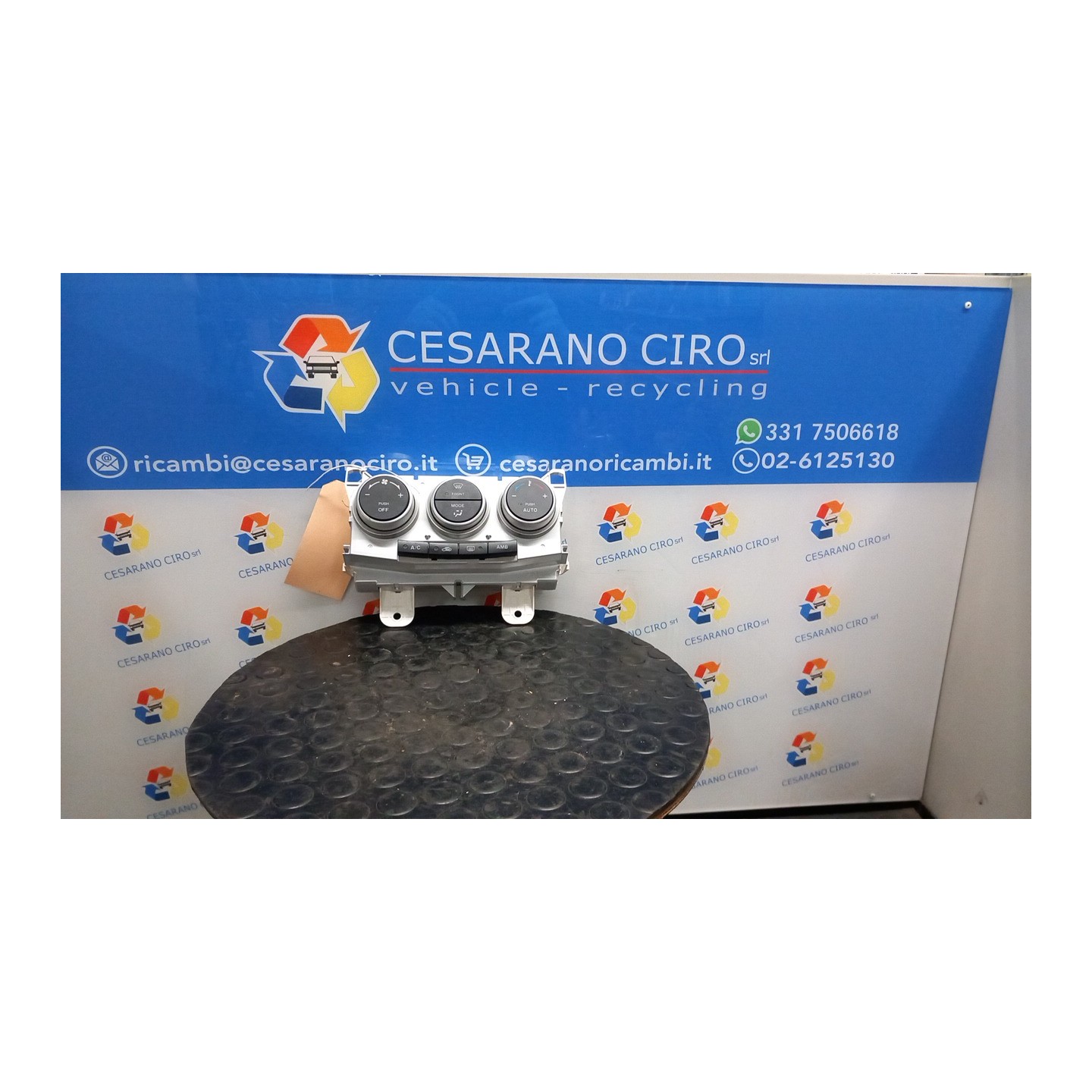 BLOCCO COMANDO CLIMATIZZAZIONE A/C,ATM 078 MAZDA MAZDA 5 1A SERIE (07/05-10/10 L8 C23661190C