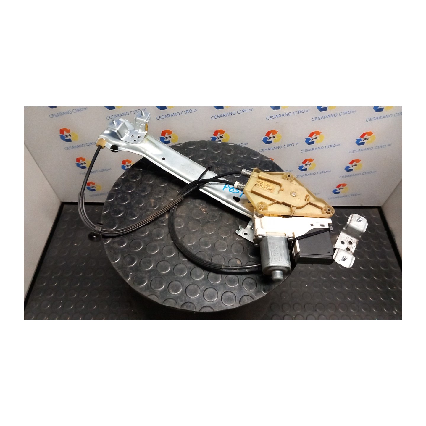 ALZACRISTALLO PORTA POST. SX. 076 RENAULT MEGANE 3A SERIE (02/12-09/14) K9KA6 827210008R
