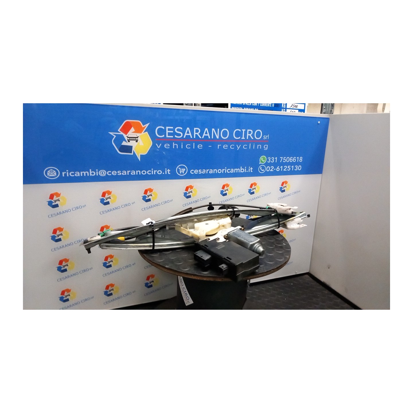 ALZACRISTALLO ELETTR. PORTA ANT. DX. 069 CITROEN C5 (03/0109/04) RHZ 9222P5