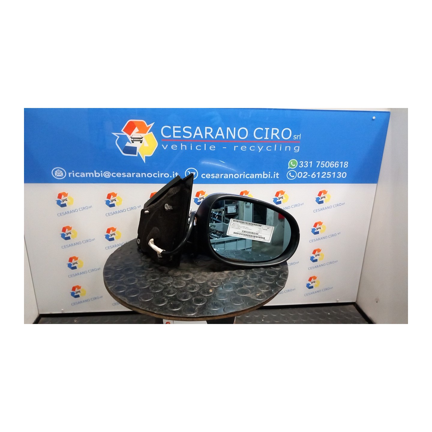 RETROVISORE EST. REGOLAZ. ELETTR. DX. 027 FIAT CROMA (2T) (04/05-10/07) 939A2000 735494334