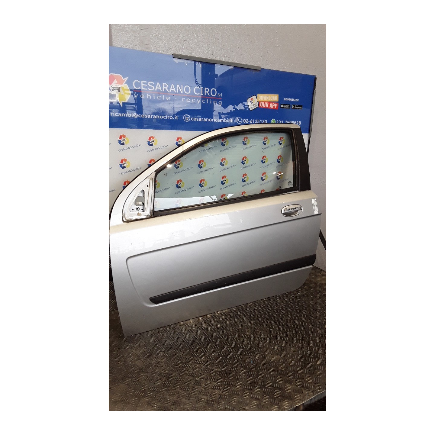 PORTA ANT. SX. 148 CHEVROLET (DAEWOO) AVEO (T250) (06/08-11/12) B12D1 96897363