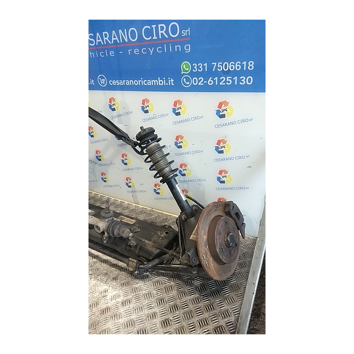 TELAIO AUSILIARIO ANT. 012 SMART FORTWO (A/C450) (01/04-10/07) 61 Q0008607V005000000