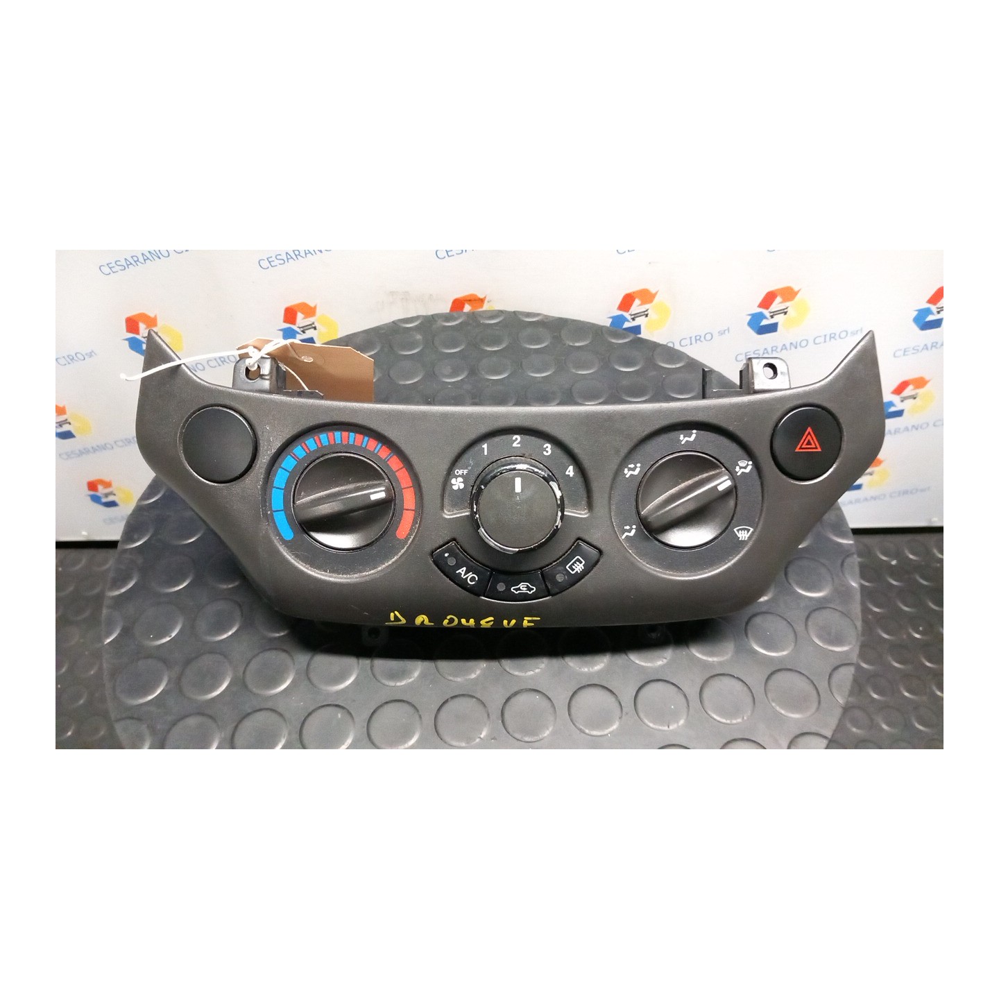 BLOCCO COMANDO CLIMATIZZAZIONE INTERNI ANTRACICE 016 CHEVROLET (DAEWOO) AVEO (T250) (06/08-11/12) B12D1 96650507