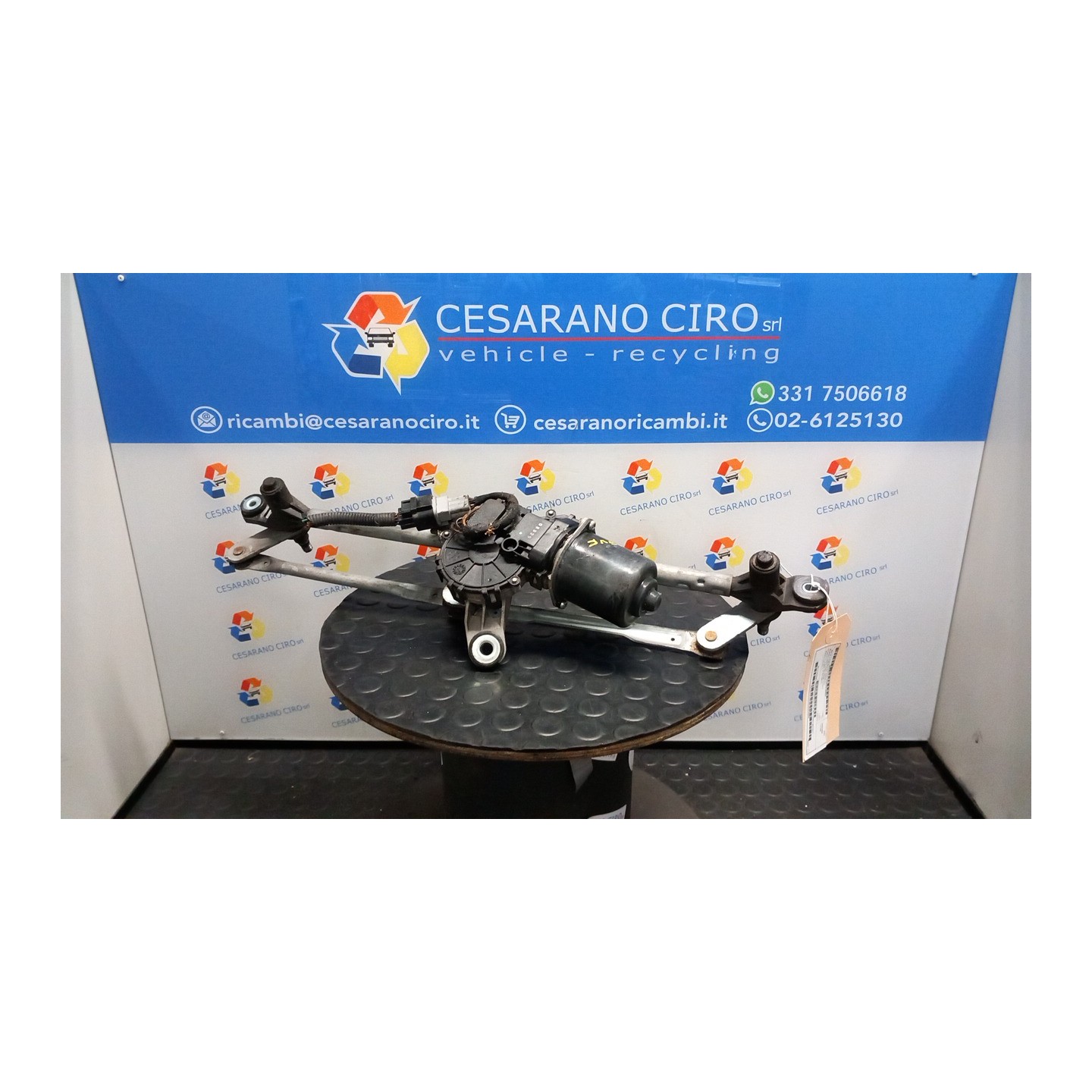 MECCANISMO TERGIPARABREZZA CON MOTORINO 022 CHEVROLET (DAEWOO) AVEO (T250) (06/08-11/12) B12D1 96476577