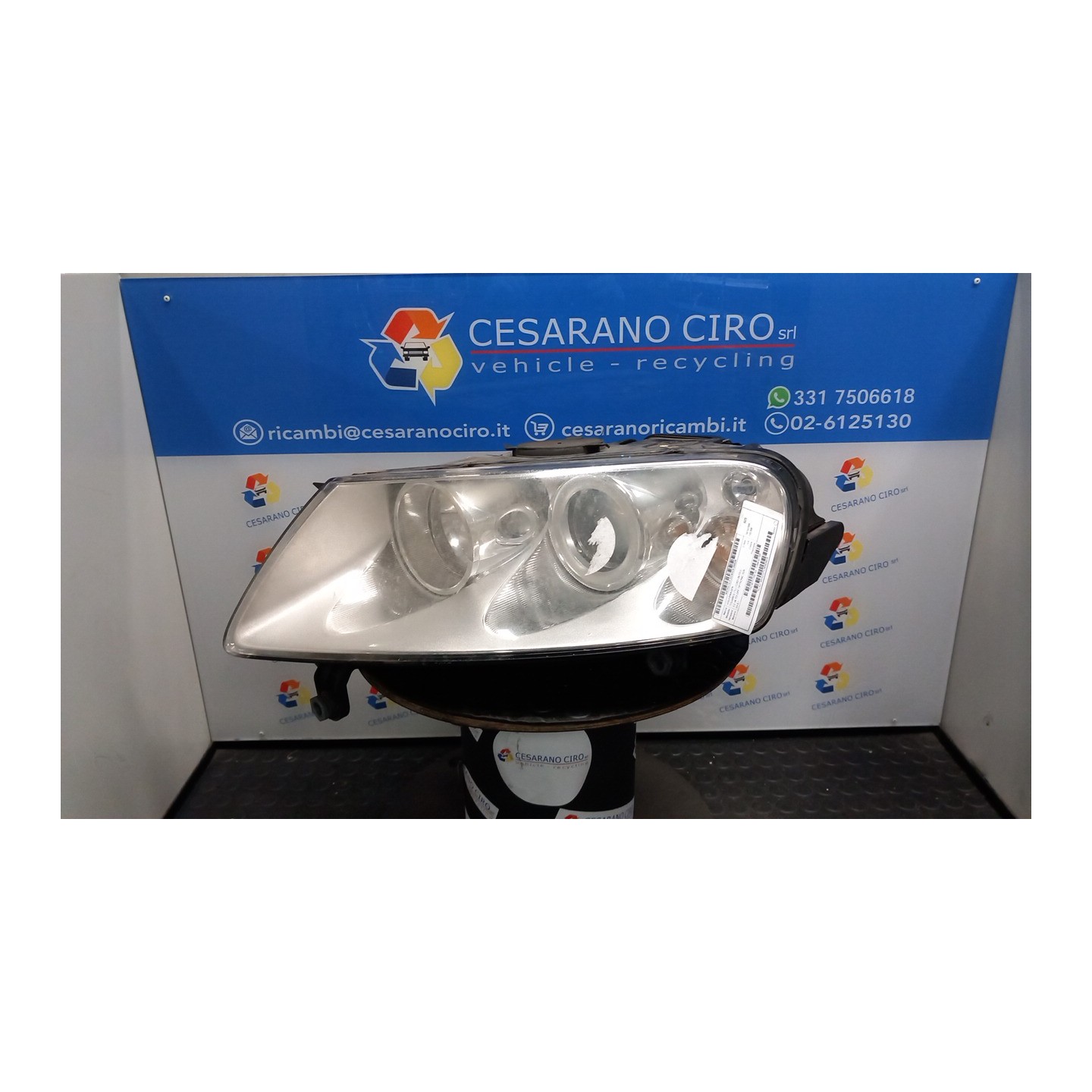 PROIETTORE SX. 039 VOLKSWAGEN TOUAREG (7L) (12/02-05/10) BKS 7L6941017BF