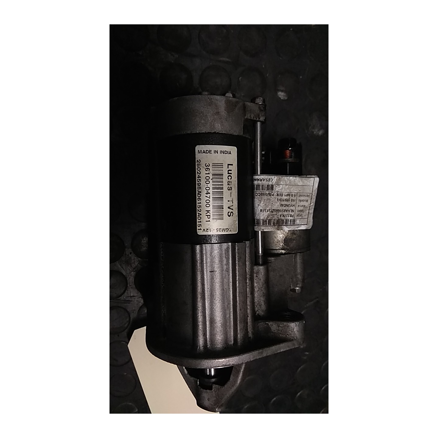 MOTORINO AVVIAMENTO 036 HYUNDAI I10 (09/13-) G3LA 3610004700
