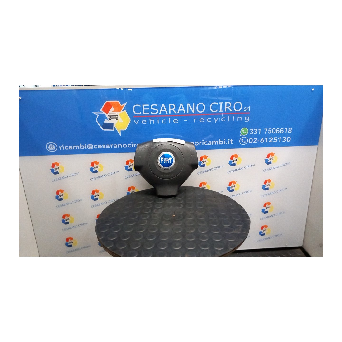 DISPOSITIVO AIRBAG LATO GUIDA 074 FIAT SEDICI (3B) (02/06-11/11) D19AA 71742744